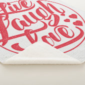 笑い愛は住んでいます シェルパブランケット (3/4)