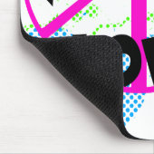 笑い愛は住んでいます マウスパッド (コーナー)