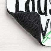 笑い愛は住んでいます マウスパッド (コーナー)