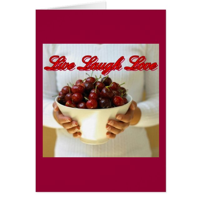 笑い愛カードは住んでいます (正面)