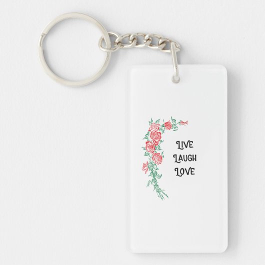 笑い愛キーホルダーは住んでいます キーホルダー (正面)