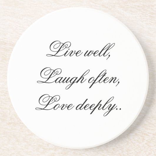 笑い愛コースターは住んでいます コースター (正面)