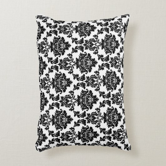 笑い愛ダマスク織の背部によって枕は住んでいます アクセントクッション (正面(垂直))