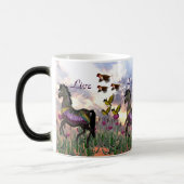 笑い愛マグは住んでいます モーフィングマグカップ (左)