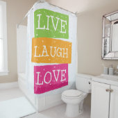 笑い愛2は住んでいます シャワーカーテン (インサイチュ)