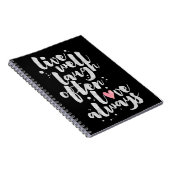 笑い愛-感動的なジャーナル--は住んでいます ノートブック (右側)