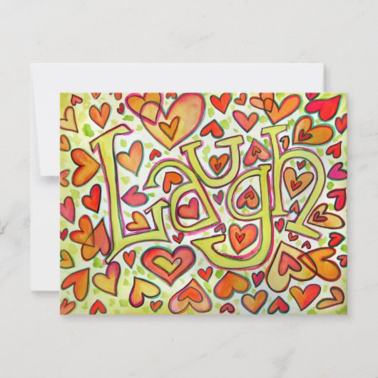 笑い招待状 招待状 (正面)