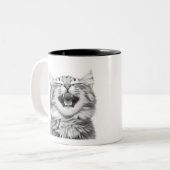 笑い猫 ツートーンマグカップ (正面左)