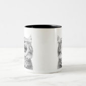 笑い猫 ツートーンマグカップ (中央)