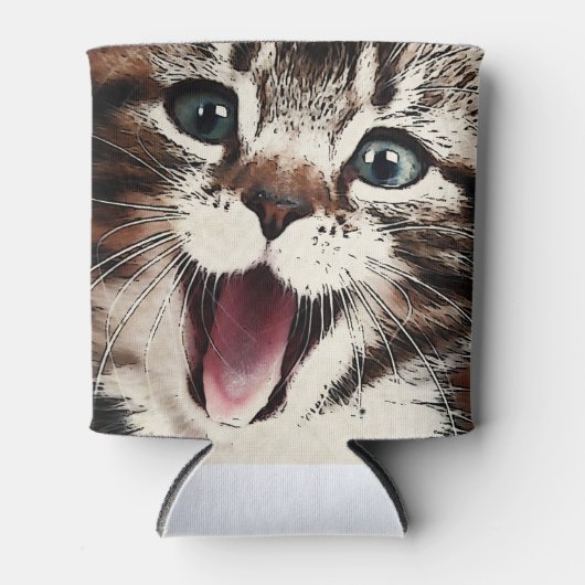 笑い猫 缶クーラー (正面)