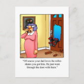 笑い用はがき ポストカード (正面)