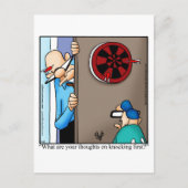 笑い笑わされるのはがき ポストカード (正面)