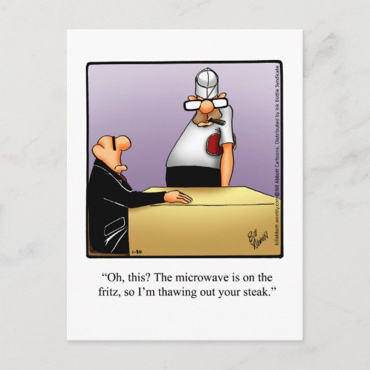 笑い葉書だけユーモアのある ポストカード (正面)