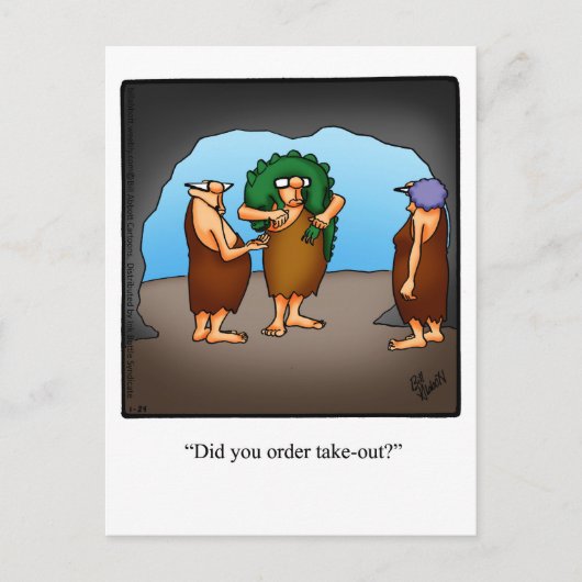 笑い葉書だけユーモアのある ポストカード (正面)