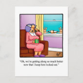 笑い葉書だけユーモアのある ポストカード (正面)