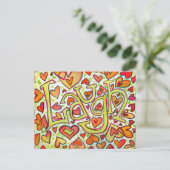 笑い葉書 ポストカード (スタンド正面)