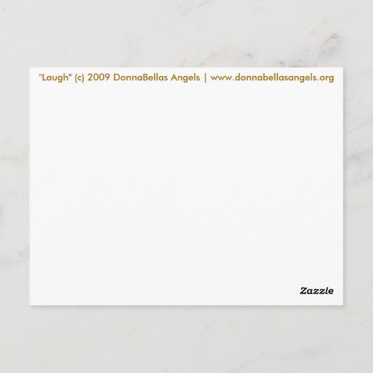 笑い葉書 ポストカード (裏面)