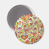 笑い言葉アートマグネット マグネット (正面/裏面)