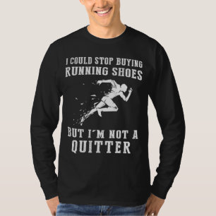 笑い走と:靴の中毒を受け入れる! Tシャツ
