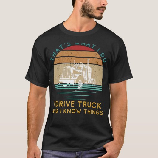 笑い転がで – そういうことだ、私は運転する Tシャツ (正面)