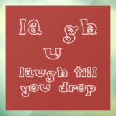 笑い過ぎて倒れる ウィンドウサイン (シート3)