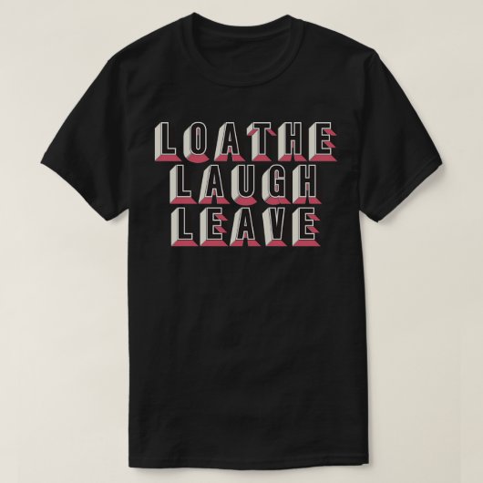 笑い離れ声 Tシャツ (デザイン正面)
