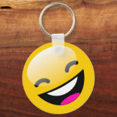 笑い顔 キーホルダー (正面)