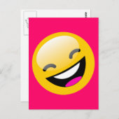 笑い顔 ポストカード (正面/裏面)