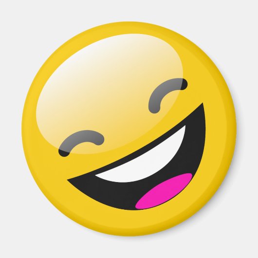 笑い顔 マグネット (正面)