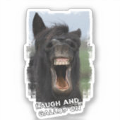 笑い飛ばす シール (正面)