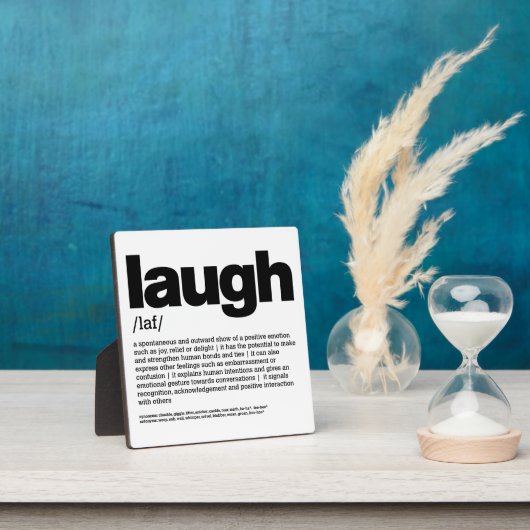 笑い2 フォトプラーク (インサイチュ)