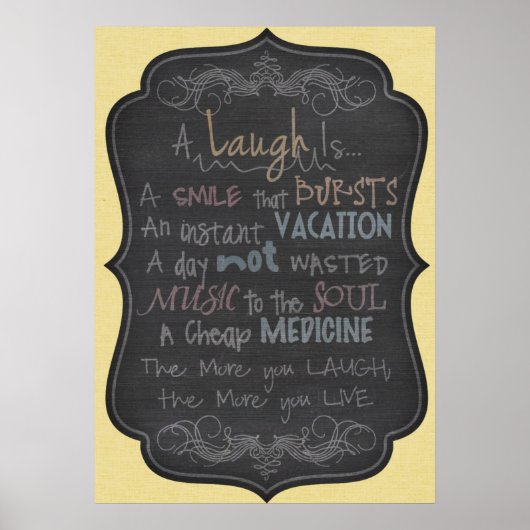 笑い ポスター (正面)