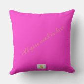 笑い、ライブラブトポグラフィ装飾用クッション クッション (裏面)