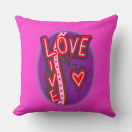 笑い、ライブラブトポグラフィ装飾用クッション クッション