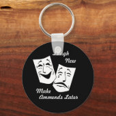 笑い、後でキーチェーンを作る キーホルダー (正面)