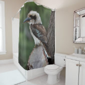 笑うアカバラ鳥獣の木 シャワーカーテン (インサイチュ)