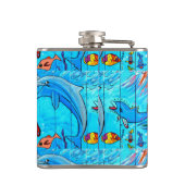 笑うイルカのフラスコ フラスク (裏面)