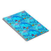 笑うイルカの青いノート ノートブック (右側)