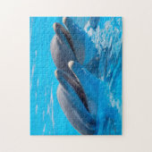 笑うイルカ ジグソーパズル (縦)