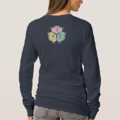 笑うウサギ(色) Tシャツ (裏面)