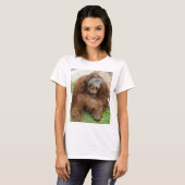笑うオランウータン Tシャツ (正面フル)
