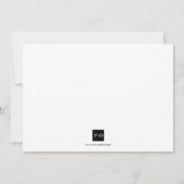 笑うカボチャのおもしろいかわいいハロウィーンの招待 招待状 (裏面)