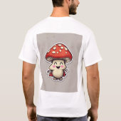 笑うキノコ Tシャツ (裏面)