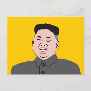 笑うキム・ジョンウン ポストカード