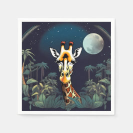 笑うキリン | スタンダードカクテルナプキン