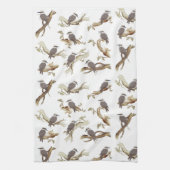 笑うコカブルラオーストラリアの鳥ユーカリ キッチンタオル (縦)