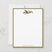 笑うコカブルラオーストラリアの鳥ユーカリ ノートカード (正面)