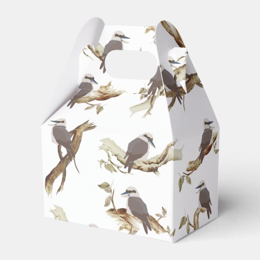 笑うコカブルラオーストラリアの鳥ユーカリ フェイバーボックス (正面サイド)