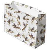 笑うコカブルラオーストラリアの鳥ユーカリ ラージペーパーバッグ (裏面アングル)