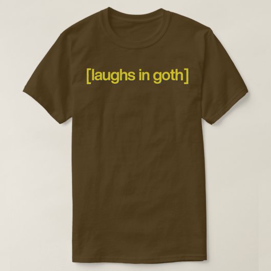 笑うゴシック Tシャツ (デザイン正面)